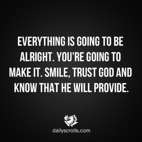 Trust God