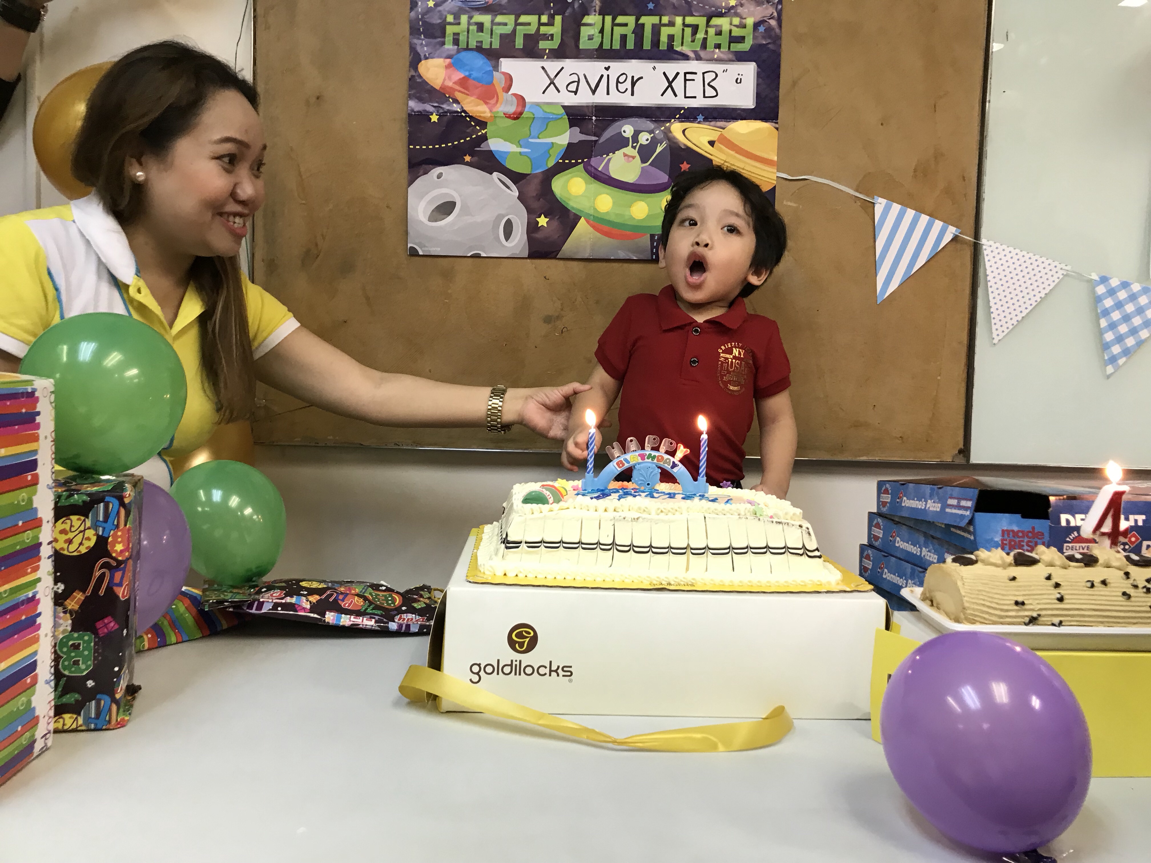 Xavier Birthday Celebration at the Office