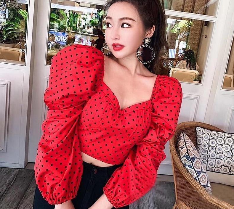 Puff Sleeves Blouse